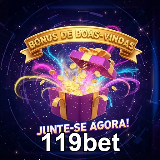 Imagem promocional do 119bet mostrando bônus exclusivo na plataforma 119bet.