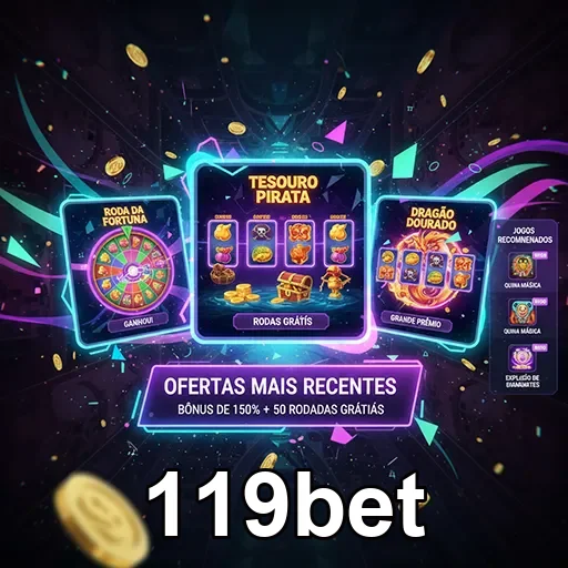 Página inicial do 119bet com destaque para apostas esportivas e promoções, reforçando a marca 119bet.